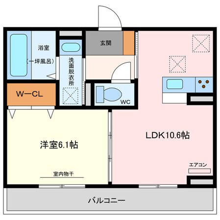 フェリーチェの物件間取画像